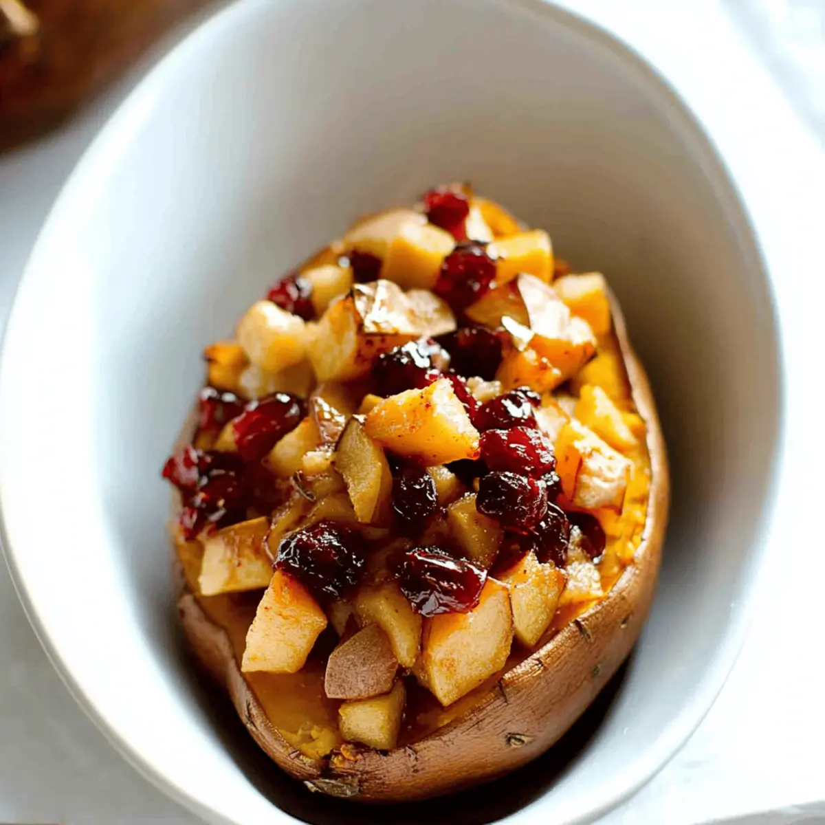 Cranberry Apple Twice-Baked Sweet Potatoes for a Cozy Fall Treat