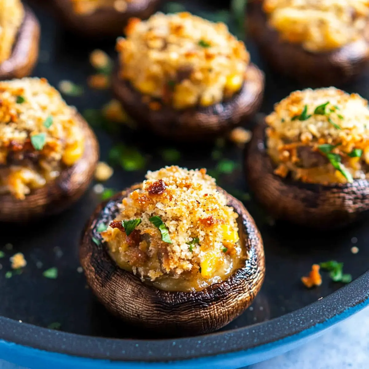 Easy Stuffed Mushrooms