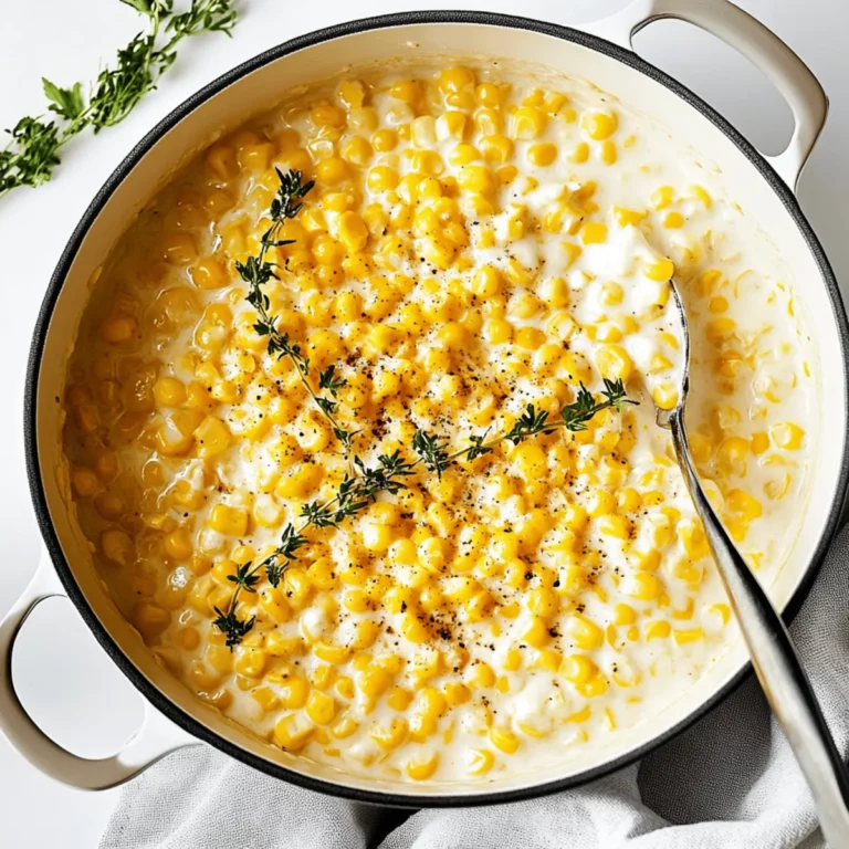 Delicious Creamed Corn Side Dish