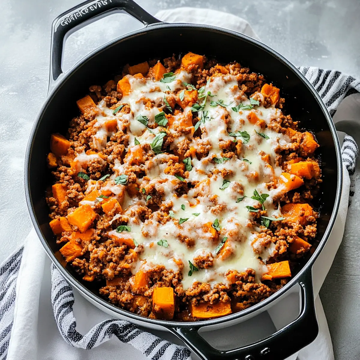 Ground Turkey Sweet Potato Casserole
