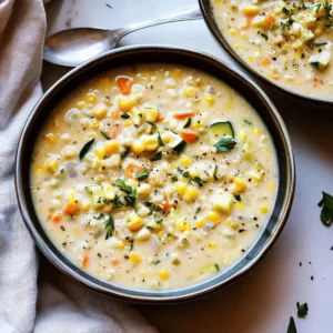 Zucchini Corn Chowder