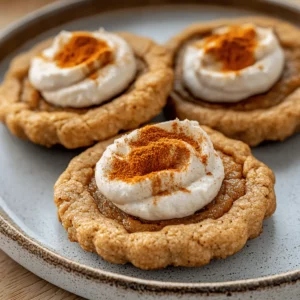 Vegan Pumpkin Pie Cookies