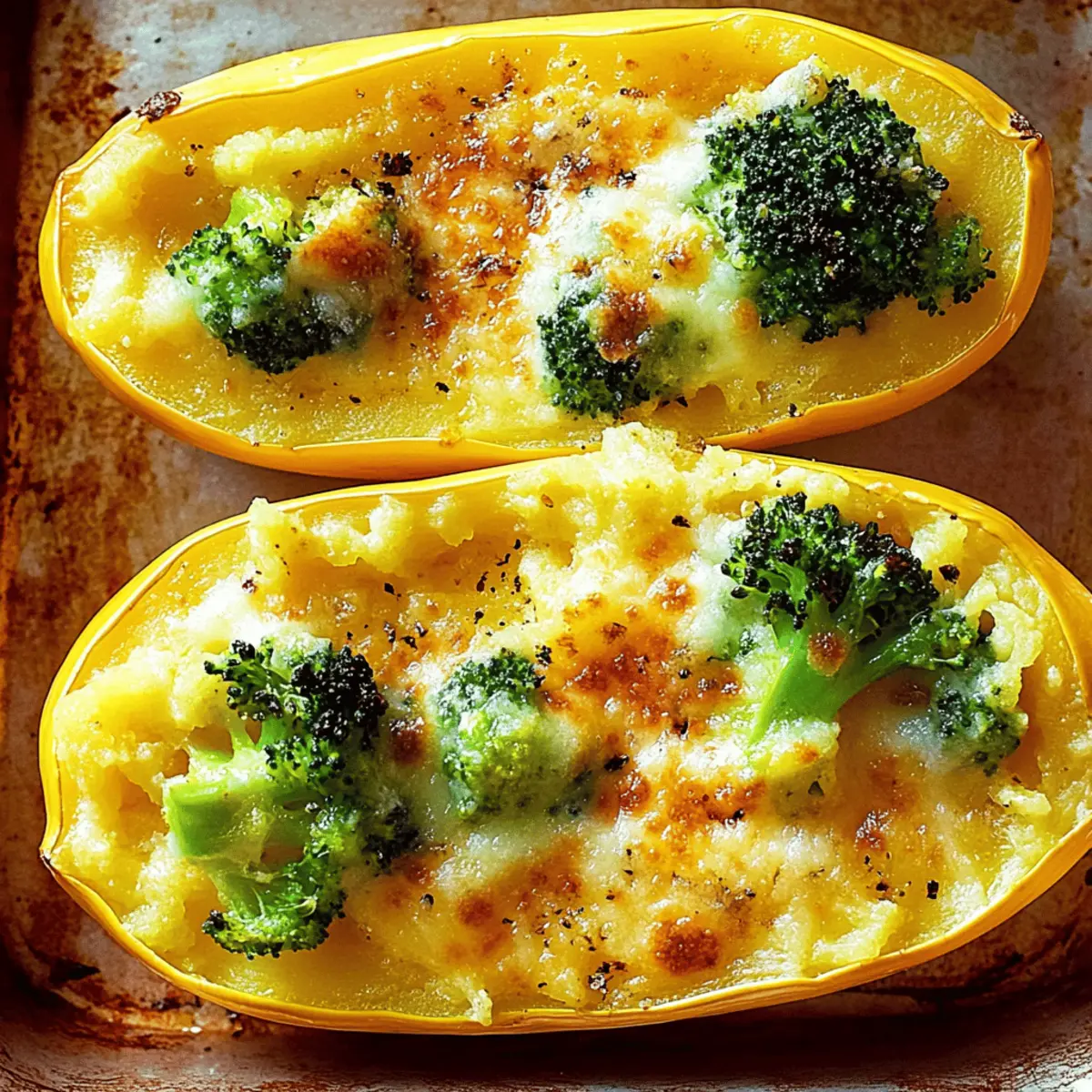 Cheesy Broccoli Spaghetti Squash Recipe for a Healthy Twist