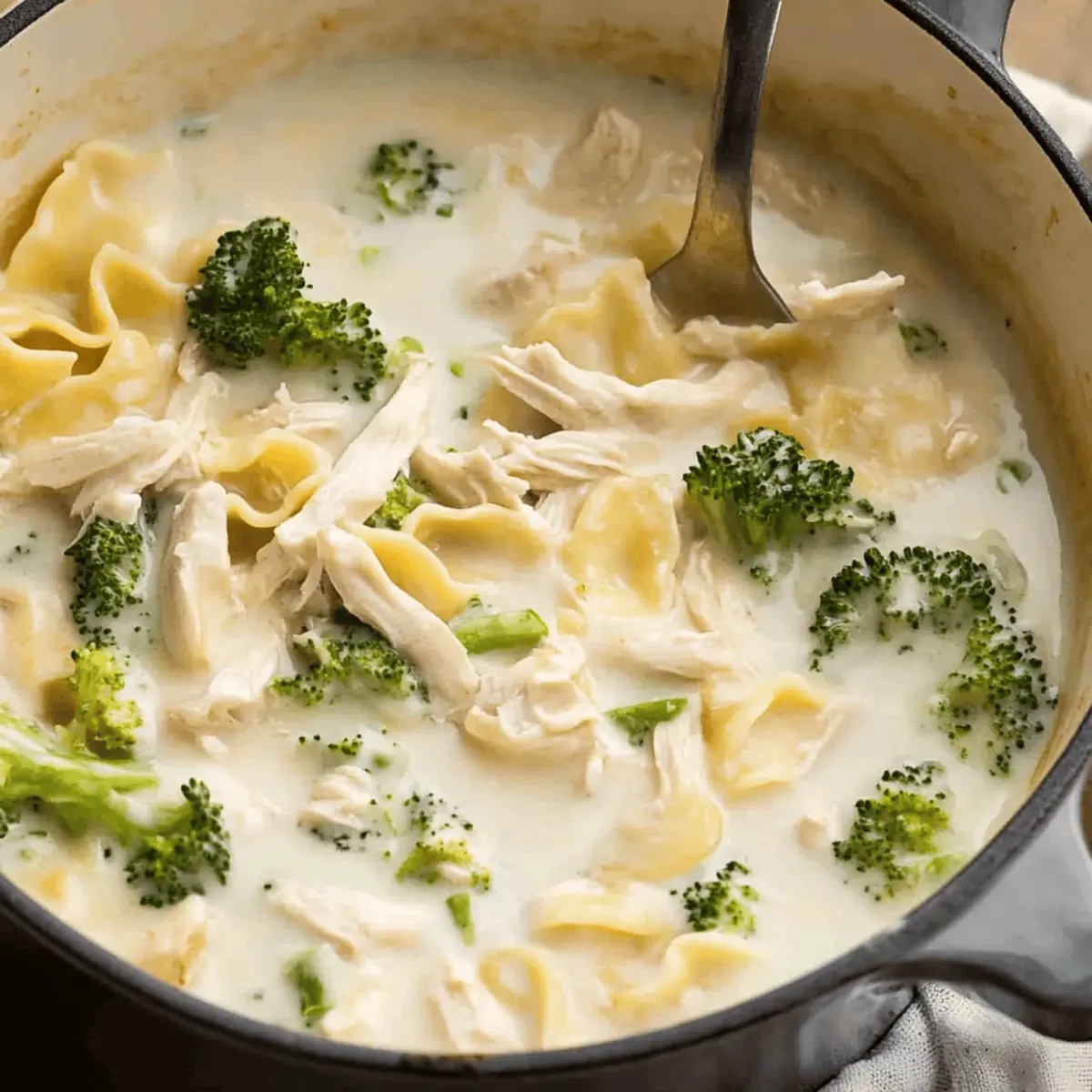 Make Cozy Creamy Chicken Alfredo Soup Quickly in 30 Minutes