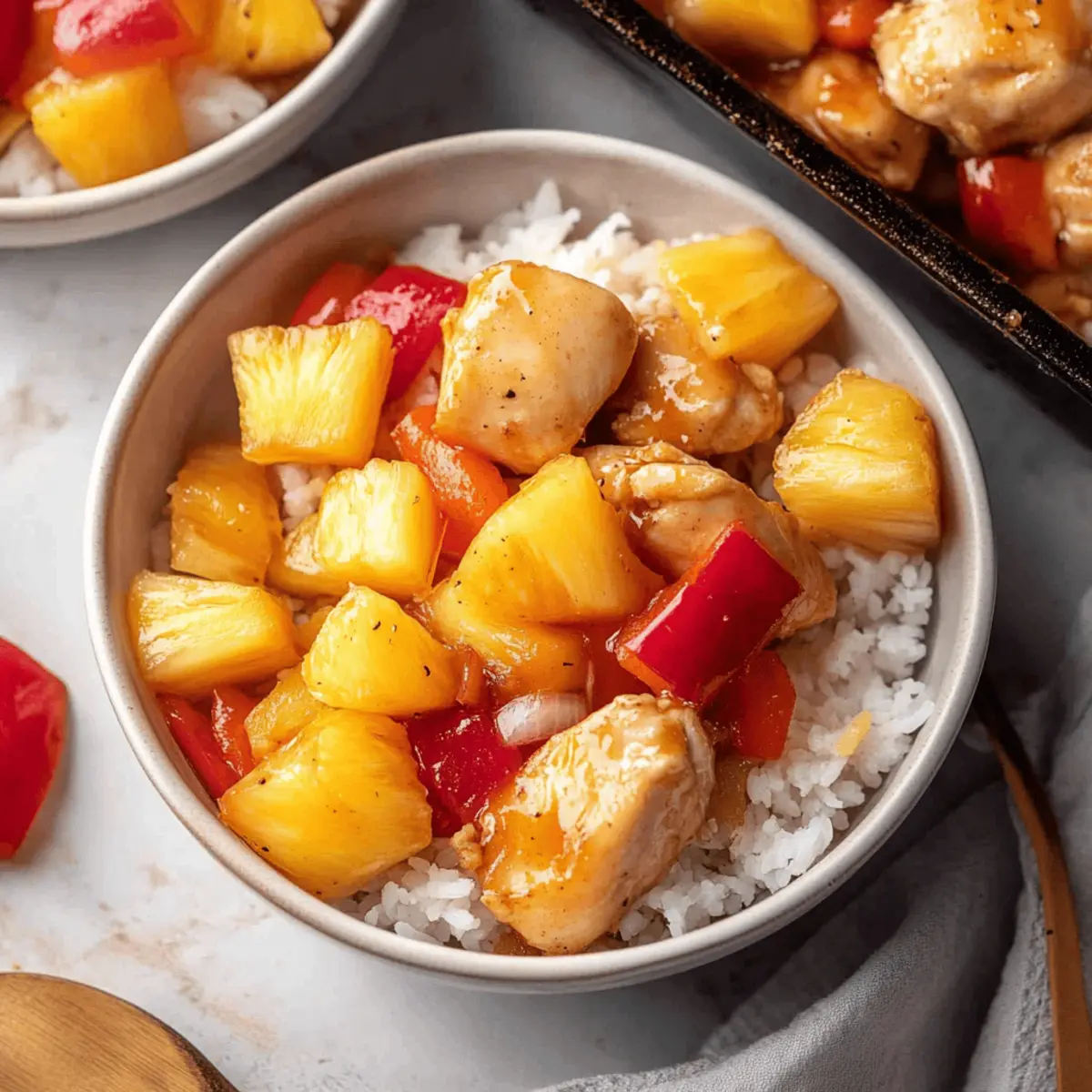 Delicious Sheet Pan Hawaiian Chicken with Pineapple and Peppers