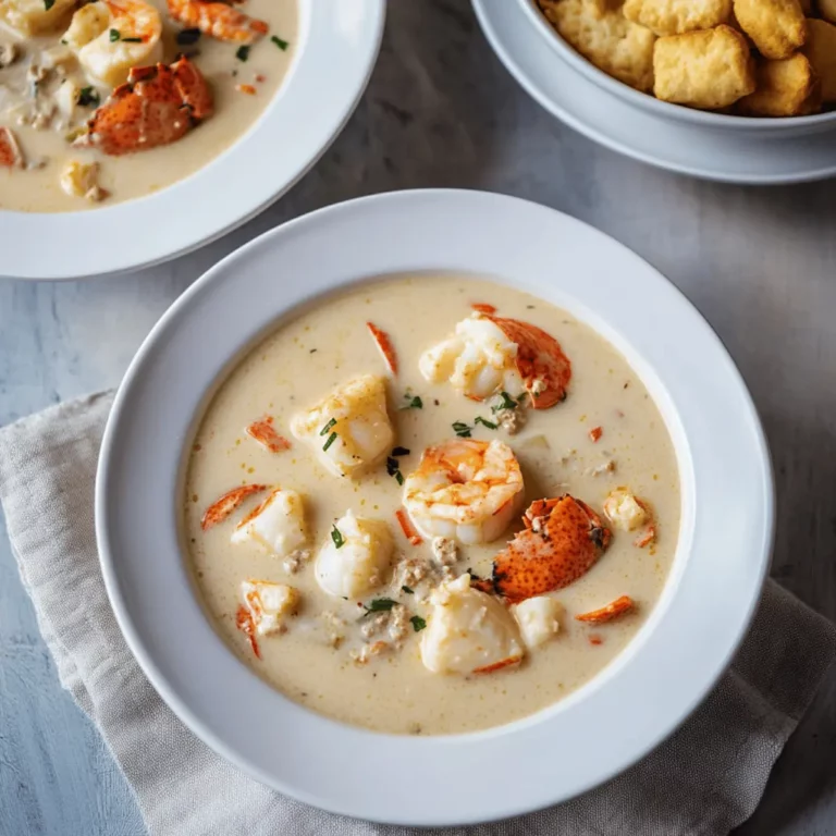 Creamy Lobster & Scallop Chowder
