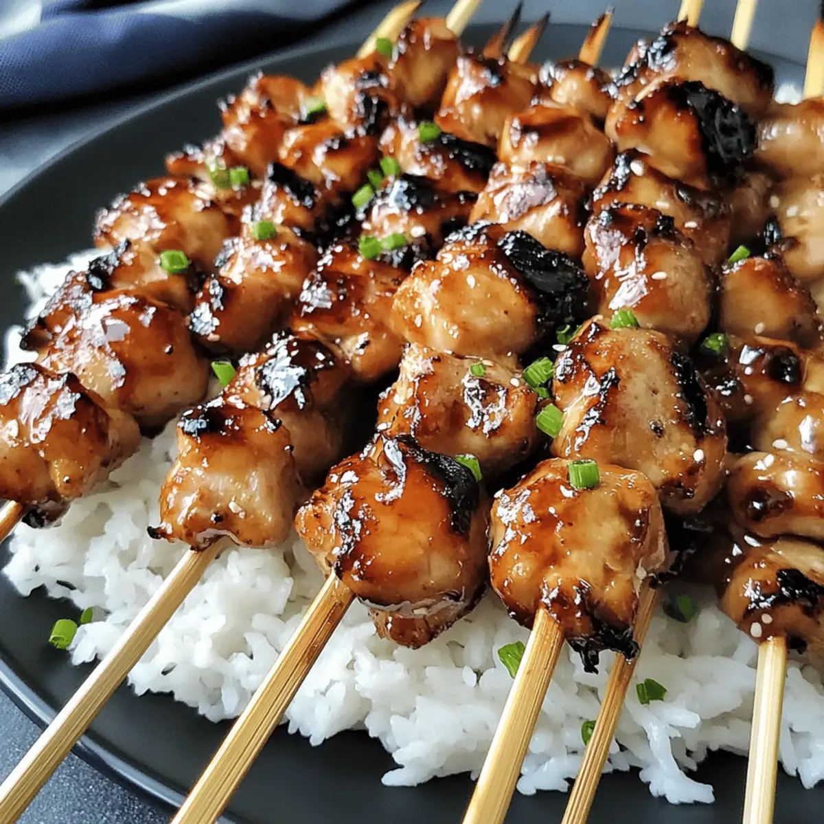 Easy Teriyaki Chicken Skewers Recipe with Delicious Sauce