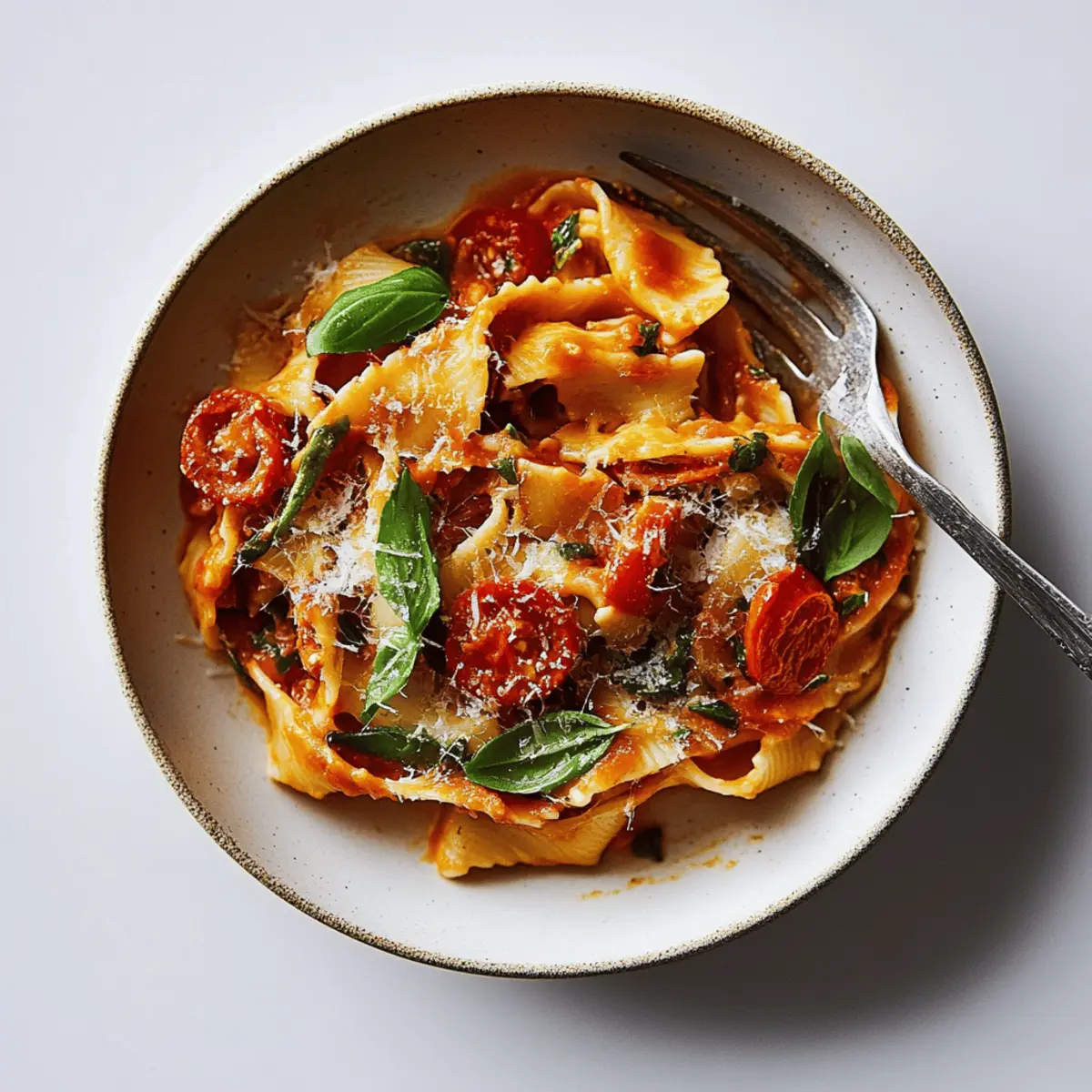 Easy Pasta alla Sorrentina Recipe with Cherry Tomatoes and Mozzarella