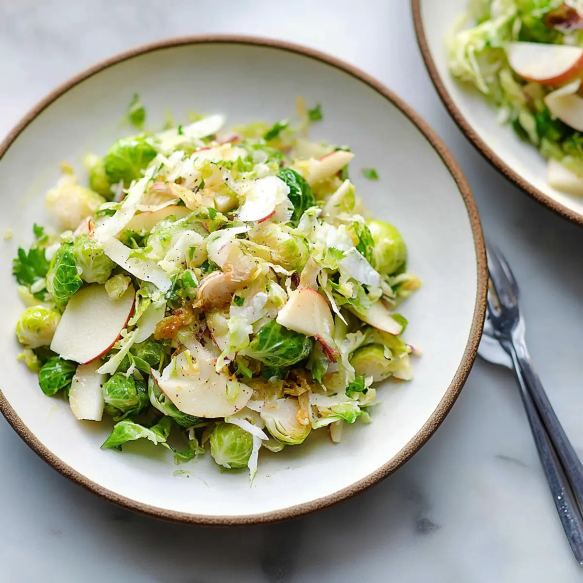 Apple & Brussels Sprouts Slaw