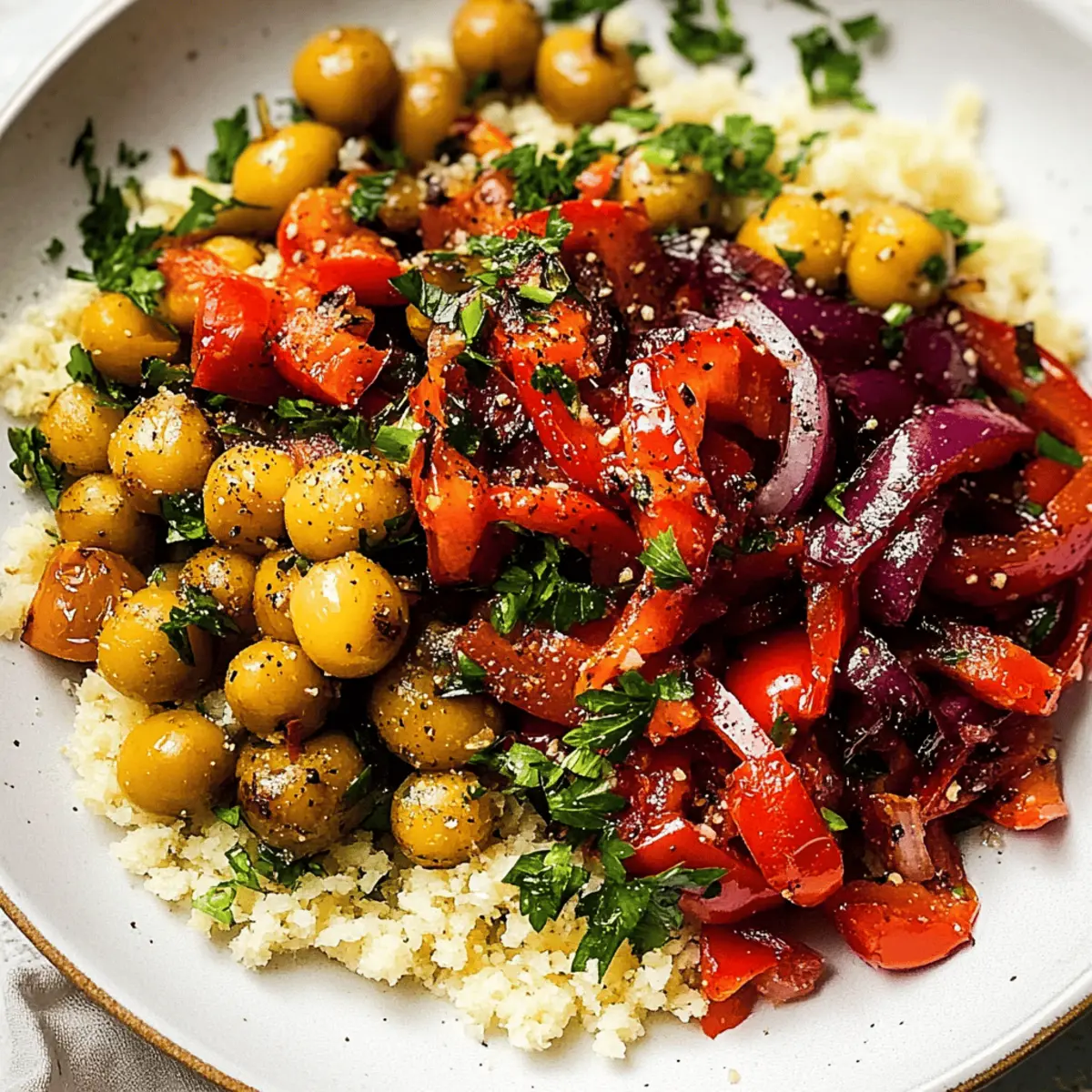 Roasted Red Pepper Salad