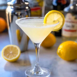 Big Batch Freezer Lemon Drop Martinis