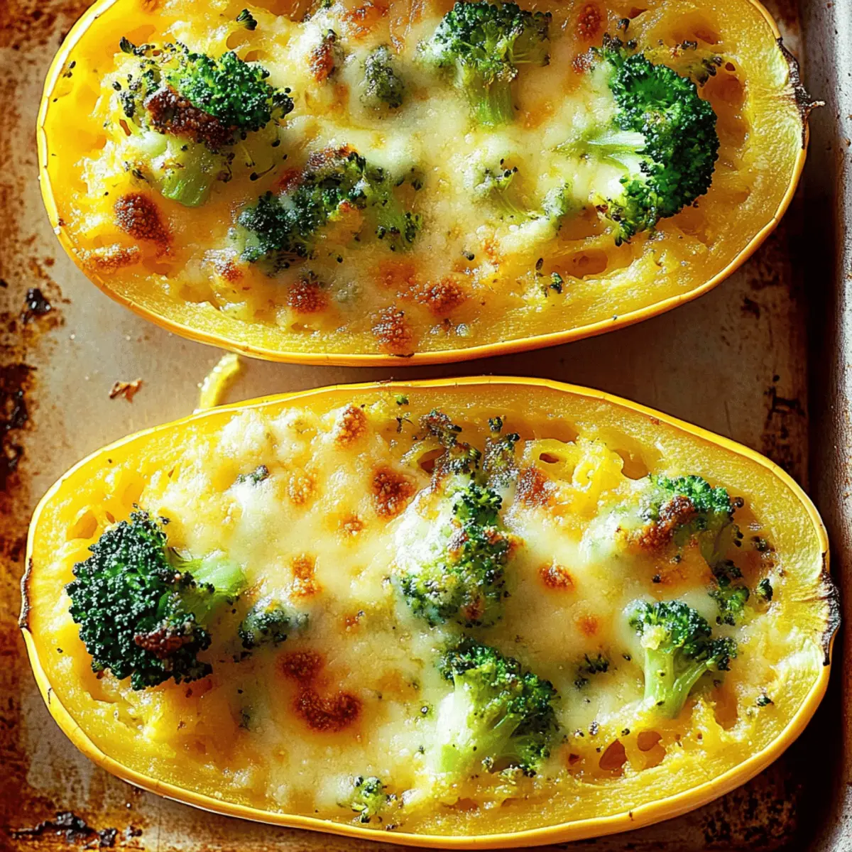 Cheesy Broccoli Spaghetti Squash Recipe for a Healthy Twist
