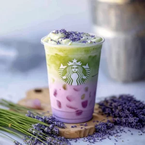 Iced Lavender Cream Matcha