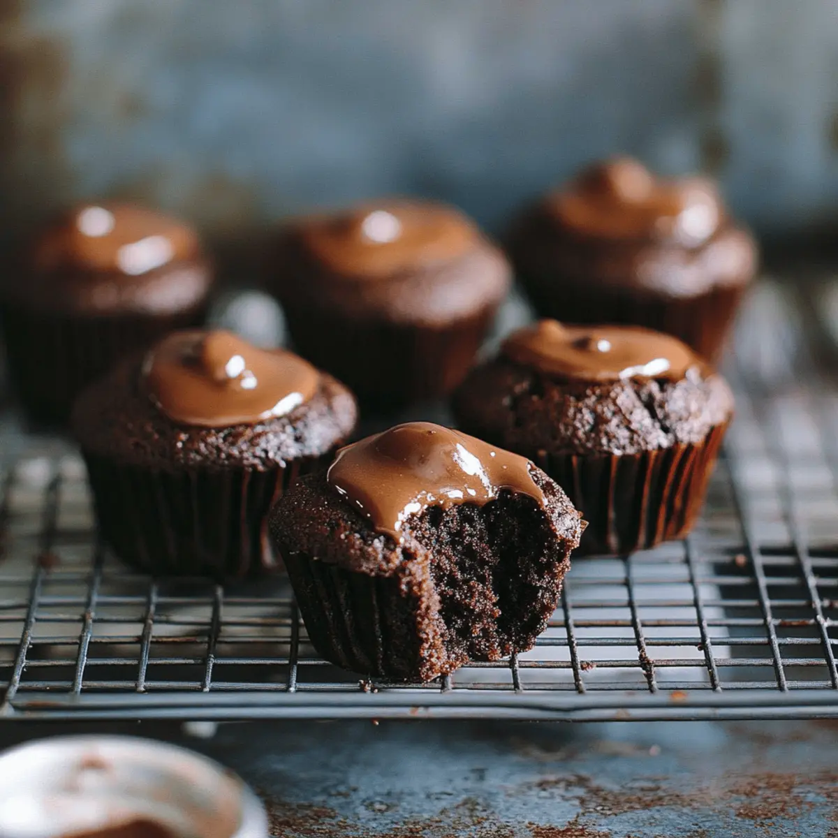 Moist Brownie Muffins