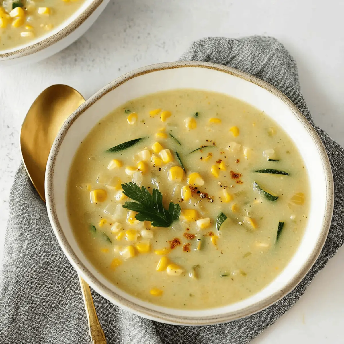 Zucchini Corn Chowder