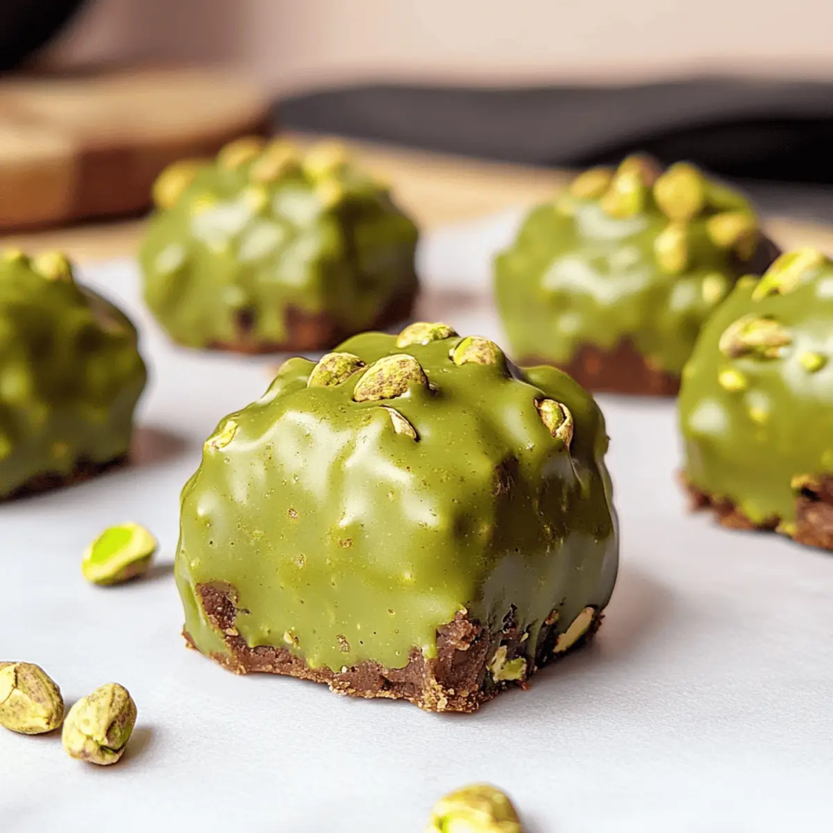 Pistachio Ferrero Rocher Brownies Recipe