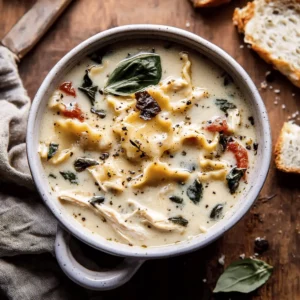 Creamy Chicken Lasagna Soup