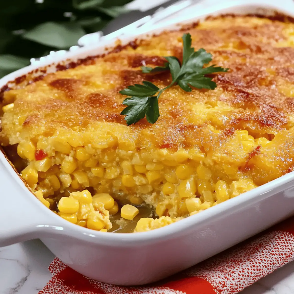Honey-Glazed Corn Casserole