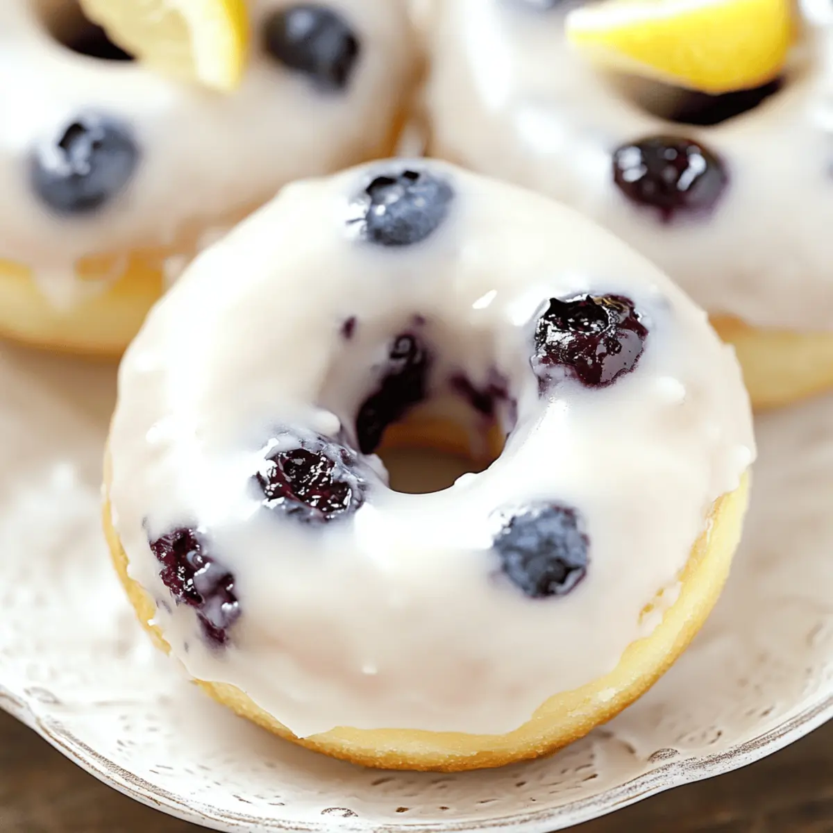 Delicious Baked Lemon Blueberry Donuts Ready in 30 Minutes