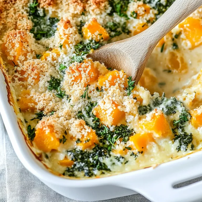Creamy Butternut Squash Casserole