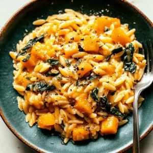 Creamy Butternut Squash Orzo