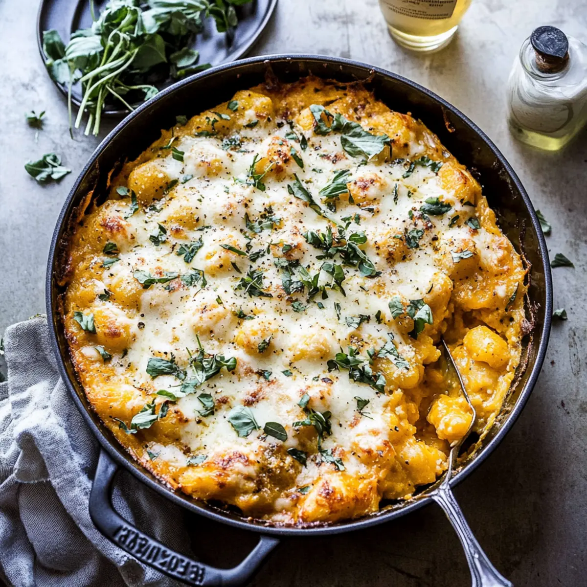 Pumpkin Gnocchi Bake