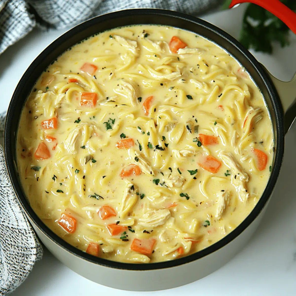 Creamy Crack Chicken Noodle Soup Recipe for Cozy Nights