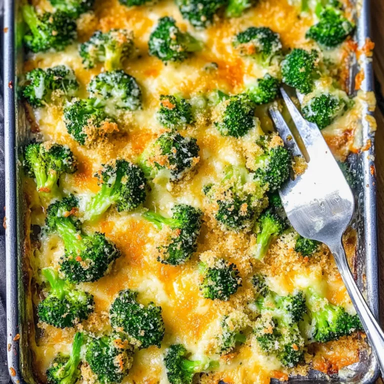 This Quick Crispy Cheese Baked Broccoli Recipe