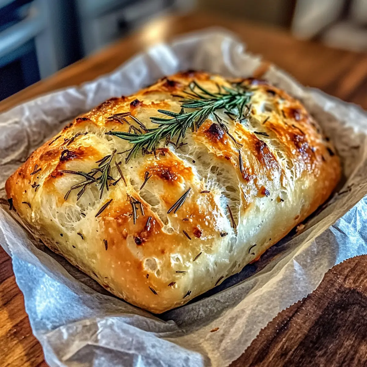 Easy Rustic No-Knead Rosemary Garlic Bread Recipe to Try Today