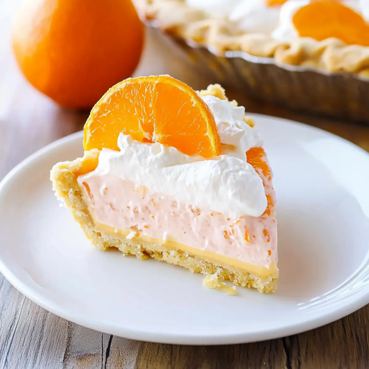 Creamy Orange Pie