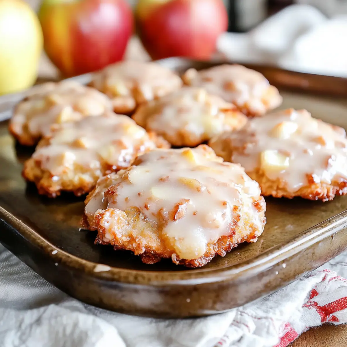 Delicious Baked Apple Fritters Recipe with Sweet Glaze