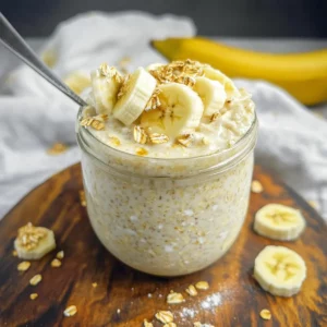 Banana Cream Pie Overnight Oats