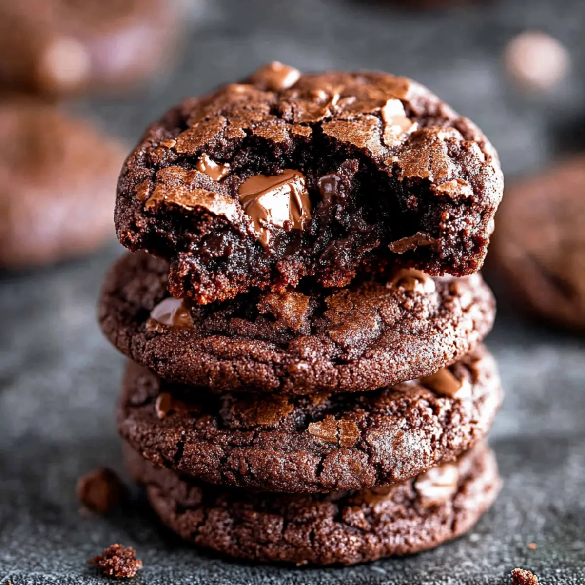 Chewy & Fudgy Brownie Mix Cookies