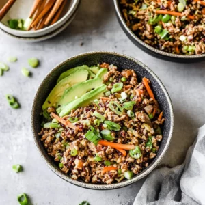 Nutritious Meal Prep Egg Roll Bowl