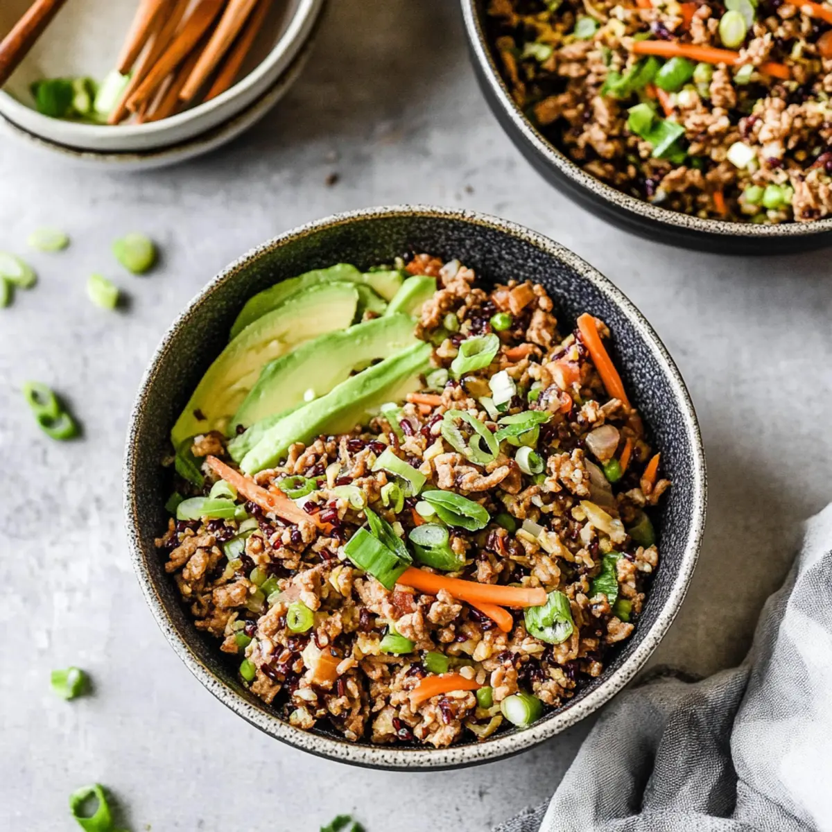 Nutritious Meal Prep Egg Roll Bowl