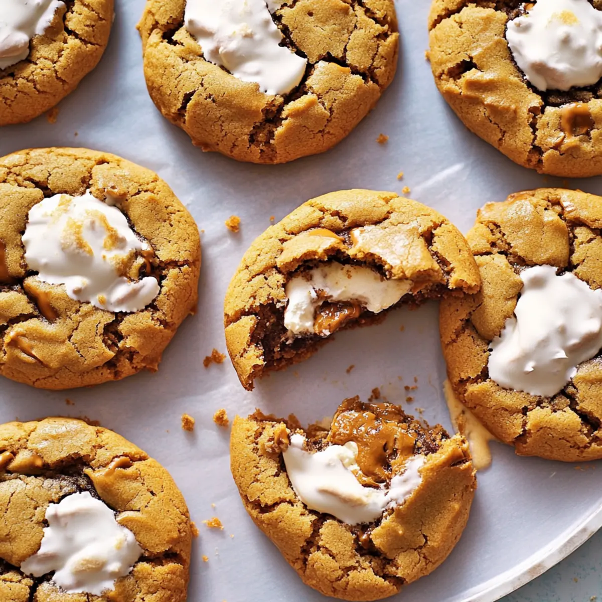 Delicious S'mores-Stuffed Cookies Recipe for Sweet Cravings