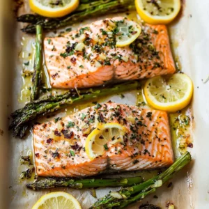 Savory Lemon Baked Salmon