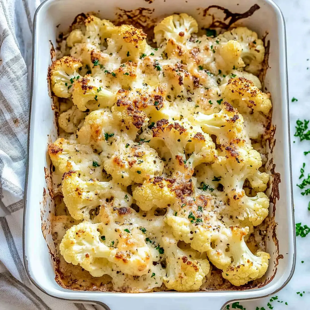 Cheesy Baked Cauliflower Recipe for a Comforting Side Dish