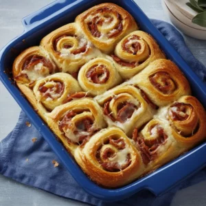 Italian Crescent Roll Sandwich Bake