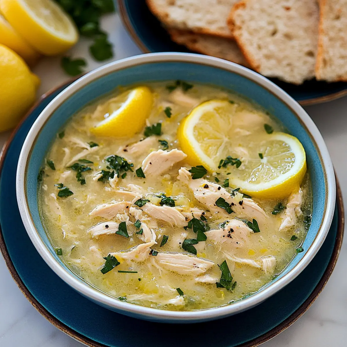 Mediterranean Lemon Chicken Soup: Easy Avgolemono Recipe