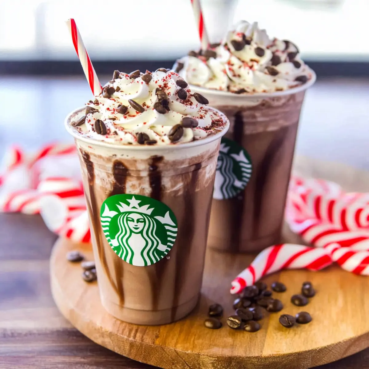 Delicious Homemade Peppermint Mocha Frappuccino Recipe