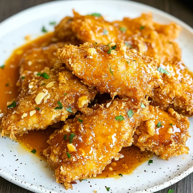 Crispy Air Fryer Honey Butter Garlic Chicken Tenders