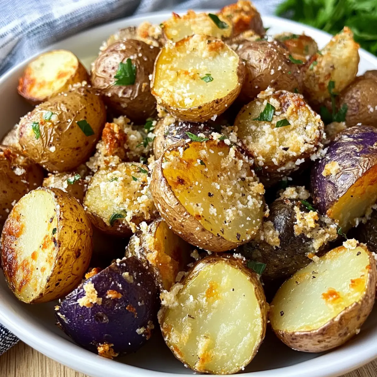 Crockpot Parmesan Roasted Potatoes