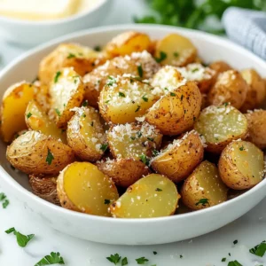 Crispy Garlic Butter Potatoes