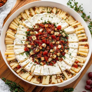 Holiday Marinated Cheese Platter