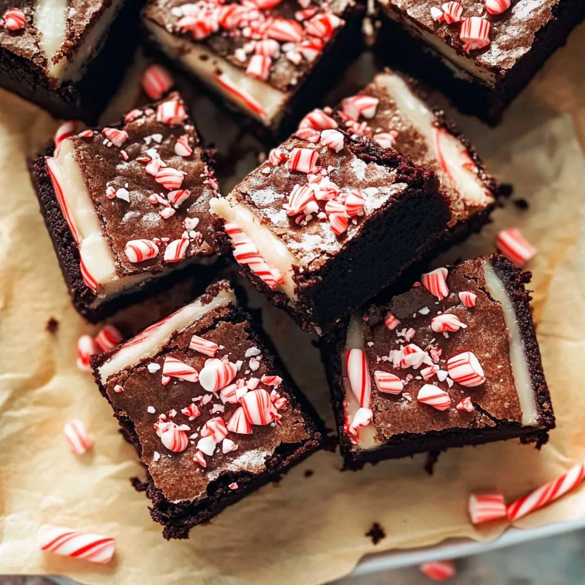 Decadent Fudgy Peppermint Brownies Perfect for Holiday Treats