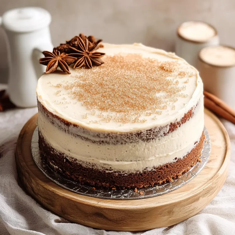 Brown Sugar Chai Cake