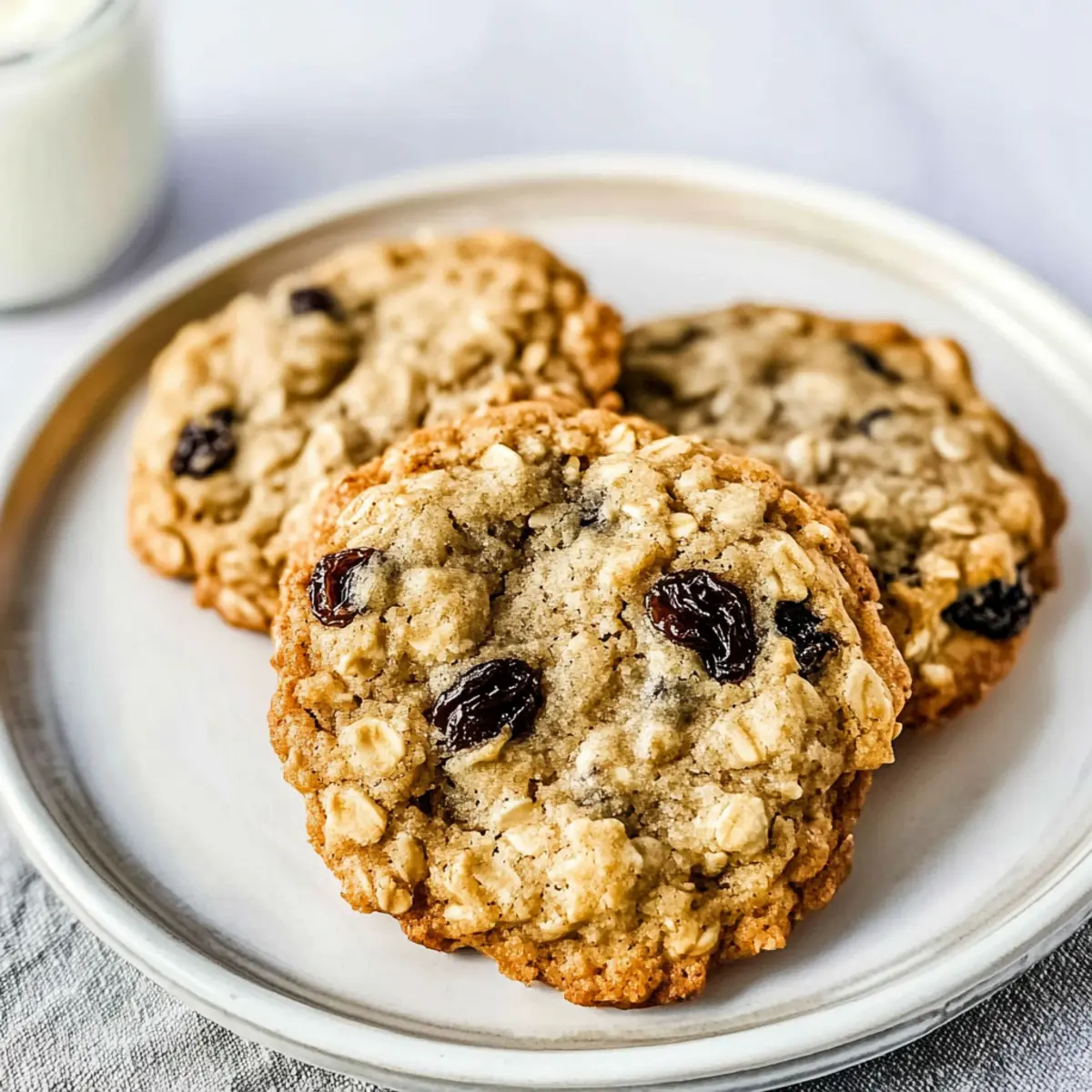 The Best Oatmeal Raisin Cookies