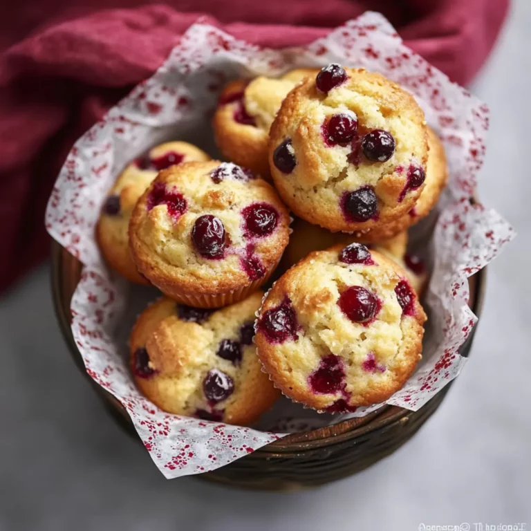 Easy Christmas Cranberry Orange Muffins