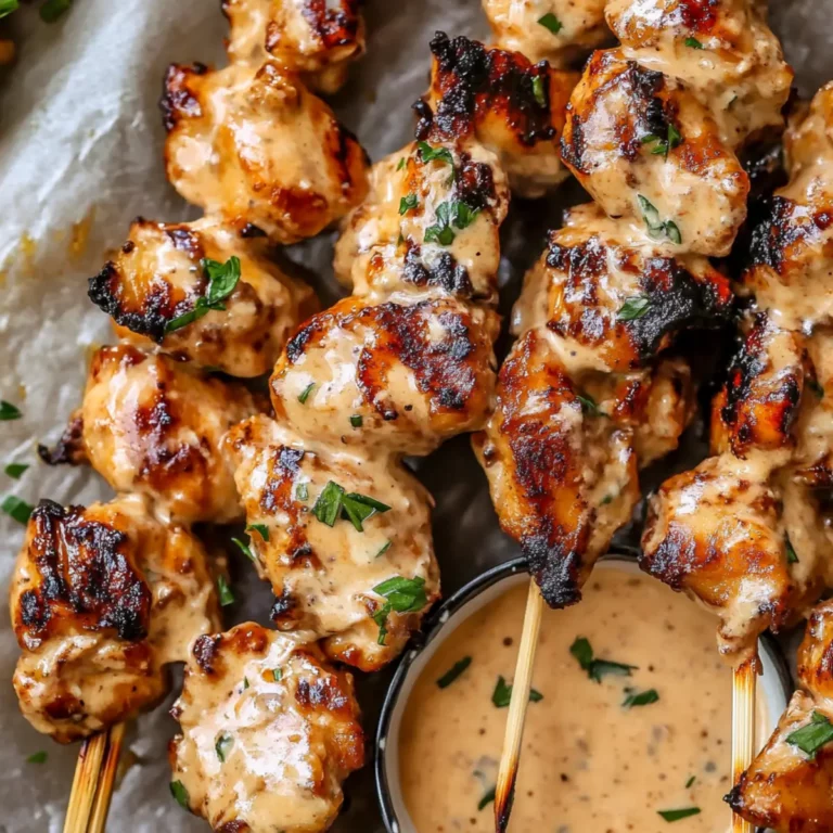 Bang Bang Chicken Skewers